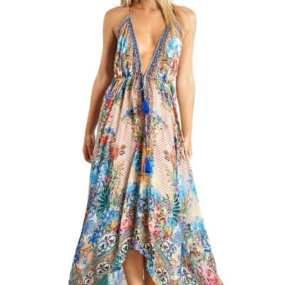 Halter Maxi Resort Dress