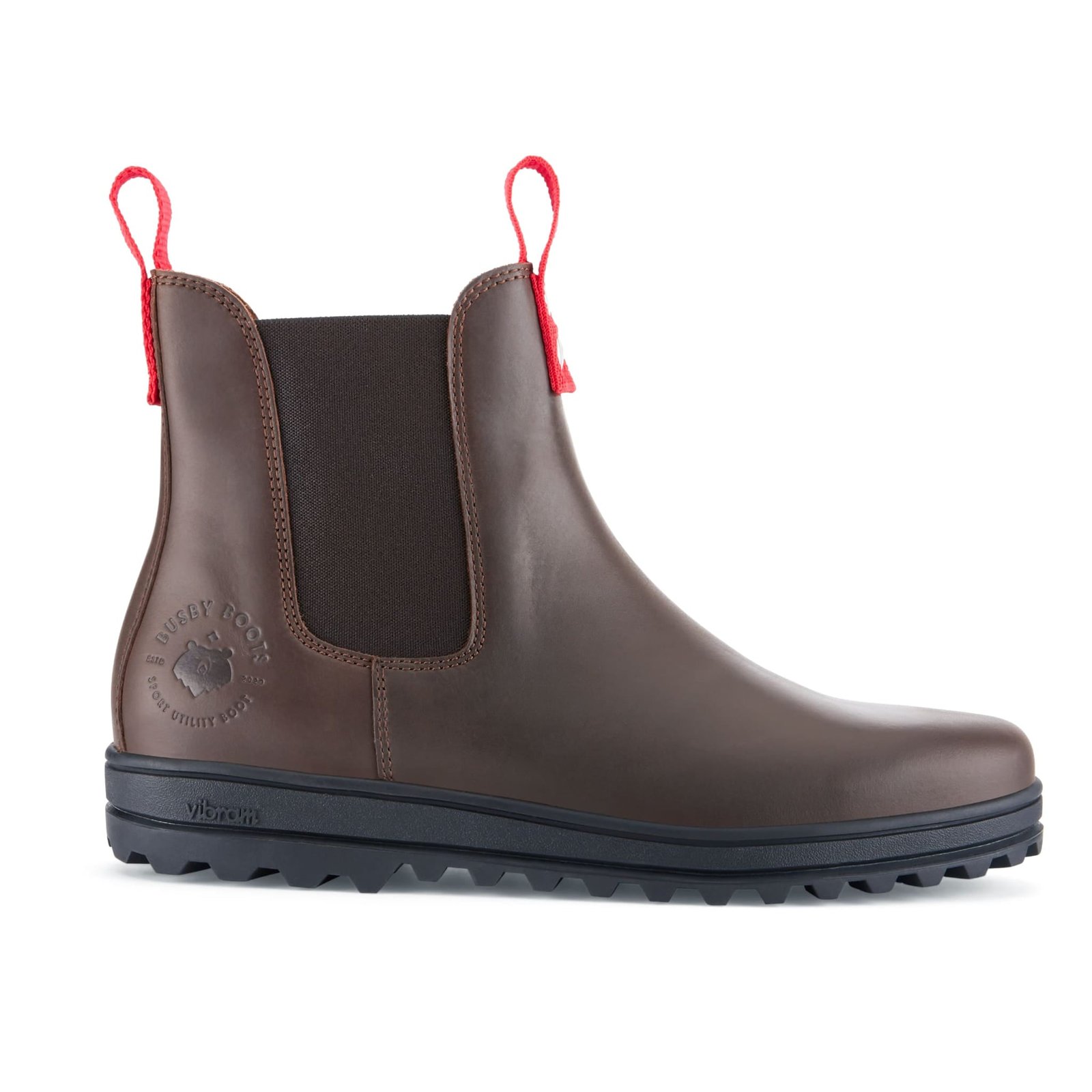 Busby Men's Brown Leather Chelsea Boots