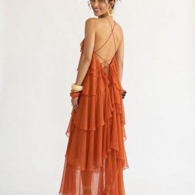 Wanderlust Ruffled Tiered Maxi Dress