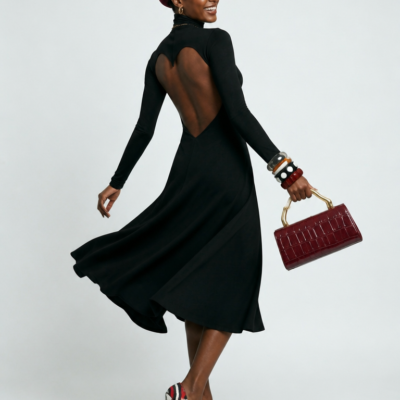 Magnetic Cutout Back Maxi Dress