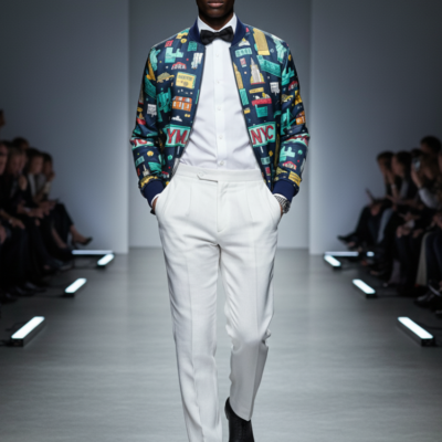 Men's Wall Street Bomber Jacket