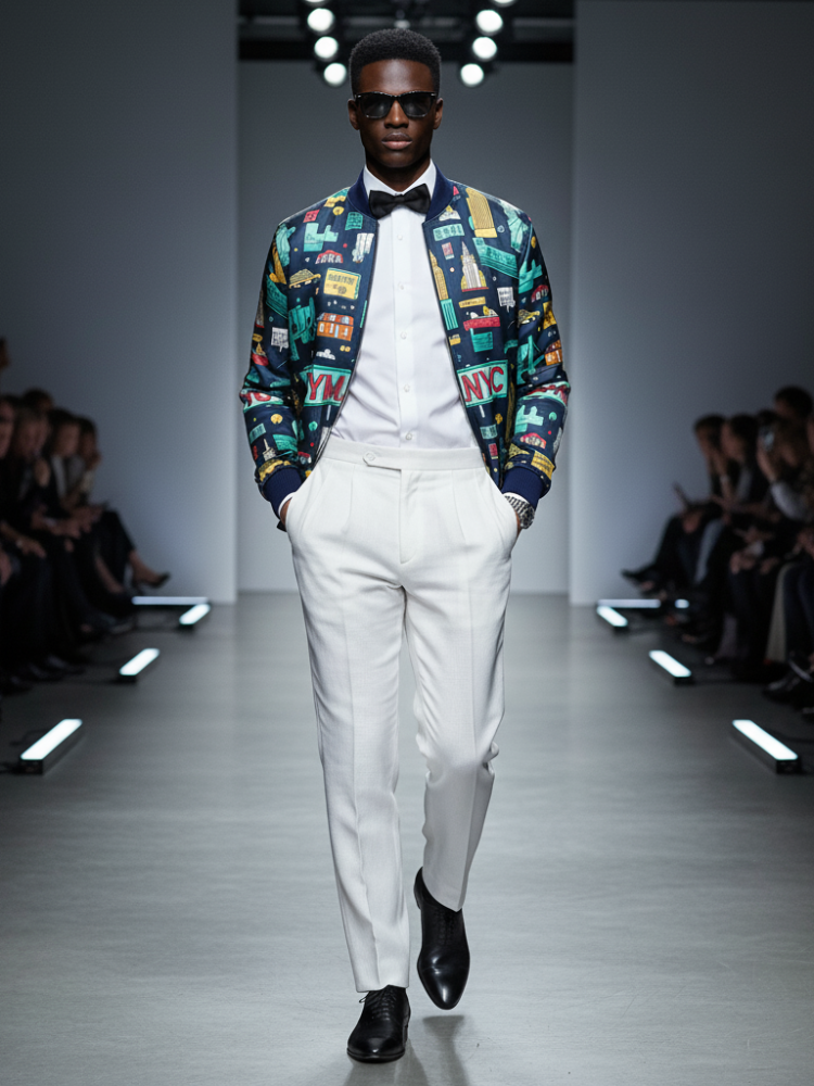 Men's Wall Street Bomber Jacket
