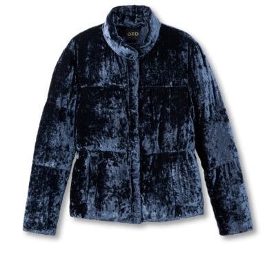 Washed Velvet Down Jacket