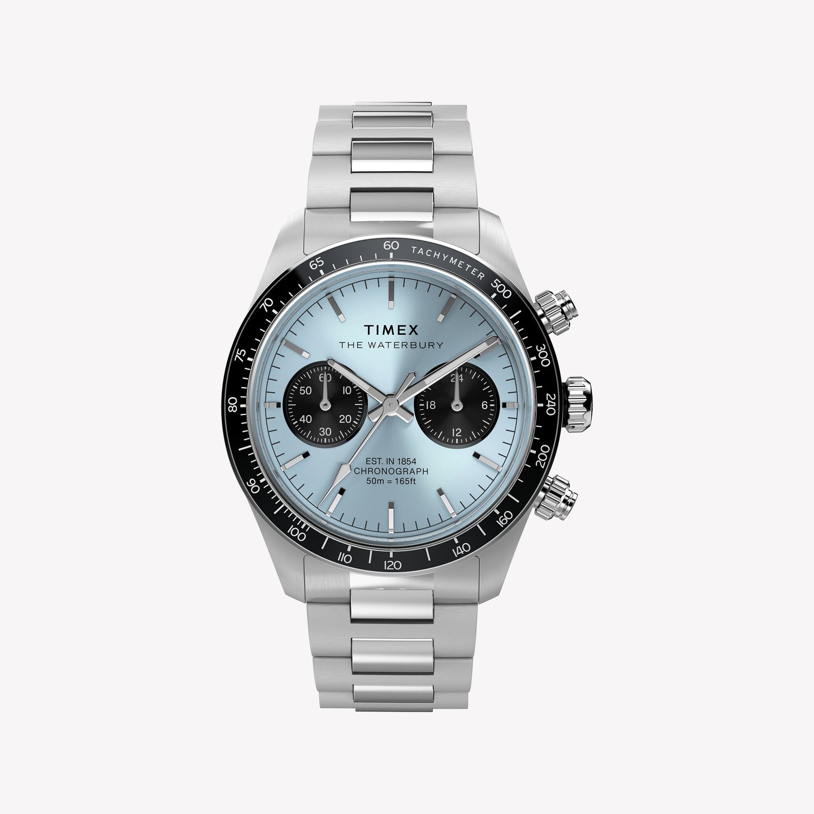 Timex Men's Stainless Steel Blue Dial Watch