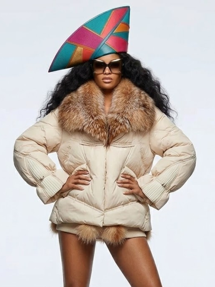 Aspen Chic Luxury Puffer Jacket