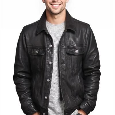 Brix Men's Sheepskin Leather Jacket