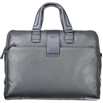 Piquadro Men's Blue Leather Briefcase